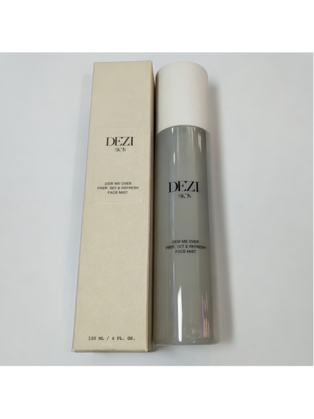 DEZI Skin Dew Me Over Face Mist - Gray and White